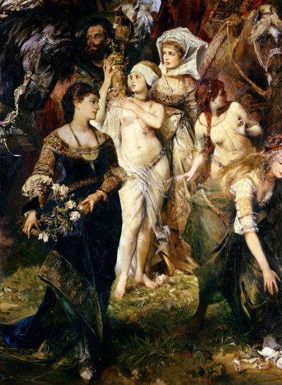 Detail of Entrance of Emperor Charles V into Antwerp in 1520, 1878 by Hans Makart
